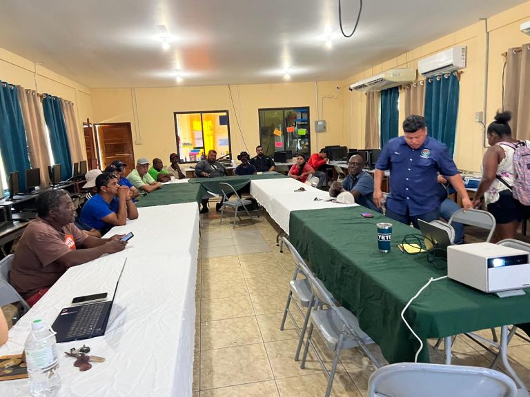 Belize Marine Spatial Planning Consultation Held in Punta Gorda