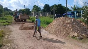 Broken Manhole Infront Of The Police Station